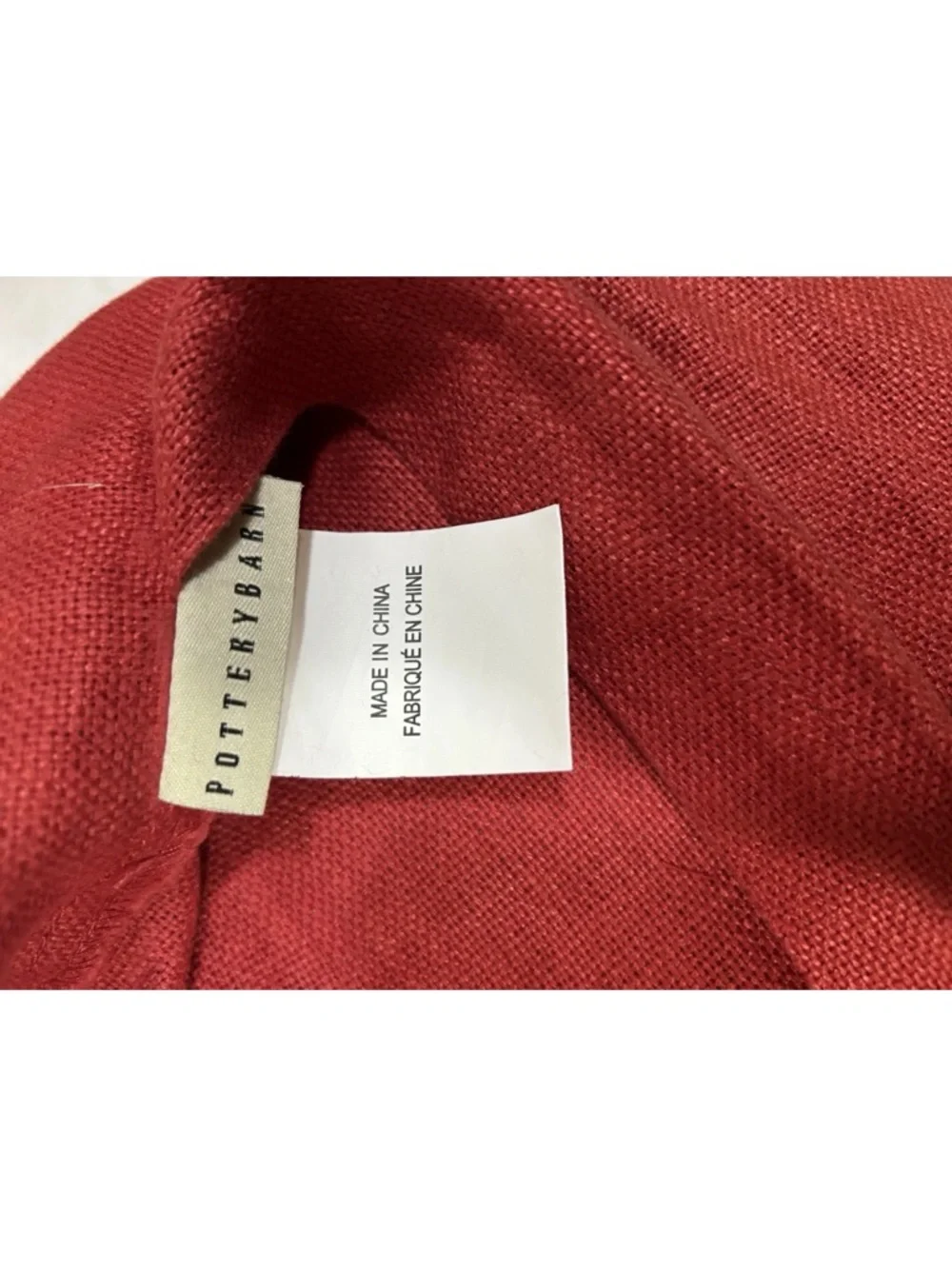 Pottery Barn Coral Button Square Accent Pillows - Set of 2 - Picture 2 of 4